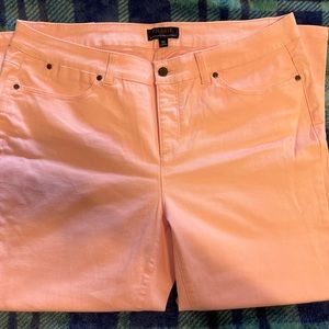 Talbots Simply Flattering 5-Pocket Pink Jeans - 16W